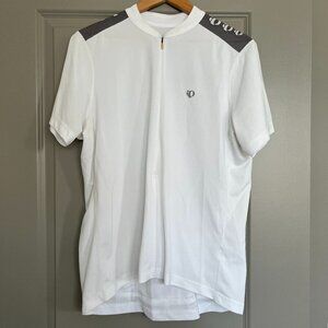 Pearl Izumi Select Series Men's Cycling Jersey 1/2 zip white - XL